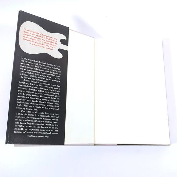 Hard Rain by Peter Abrahams 1988 Hardcover Sixties Thriller Book Dust Jacket - Picture 4 of 6